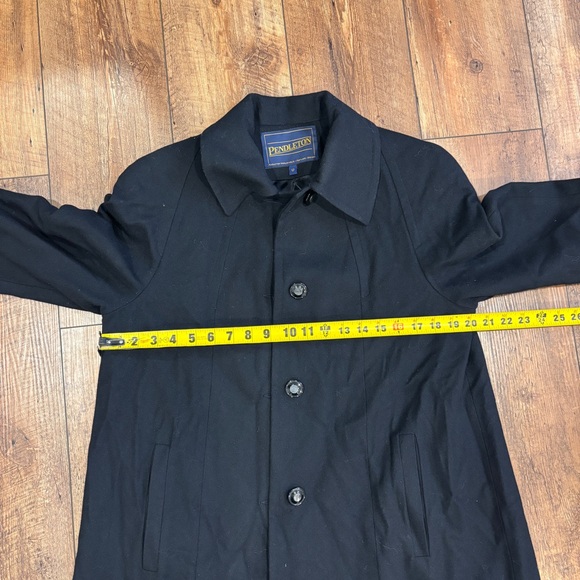 Pendleton 100% Wool Long Princess Coat Black - Vintage - Size: 4P - MADE IN USA - Picture 8 of 10